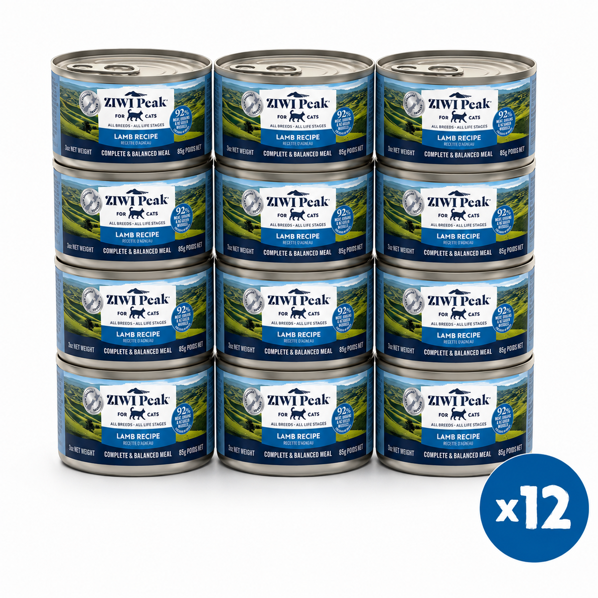 ZIWI Peak Canned Wet Lamb Recipe for Cats (85g) — Best Before Aug 2027