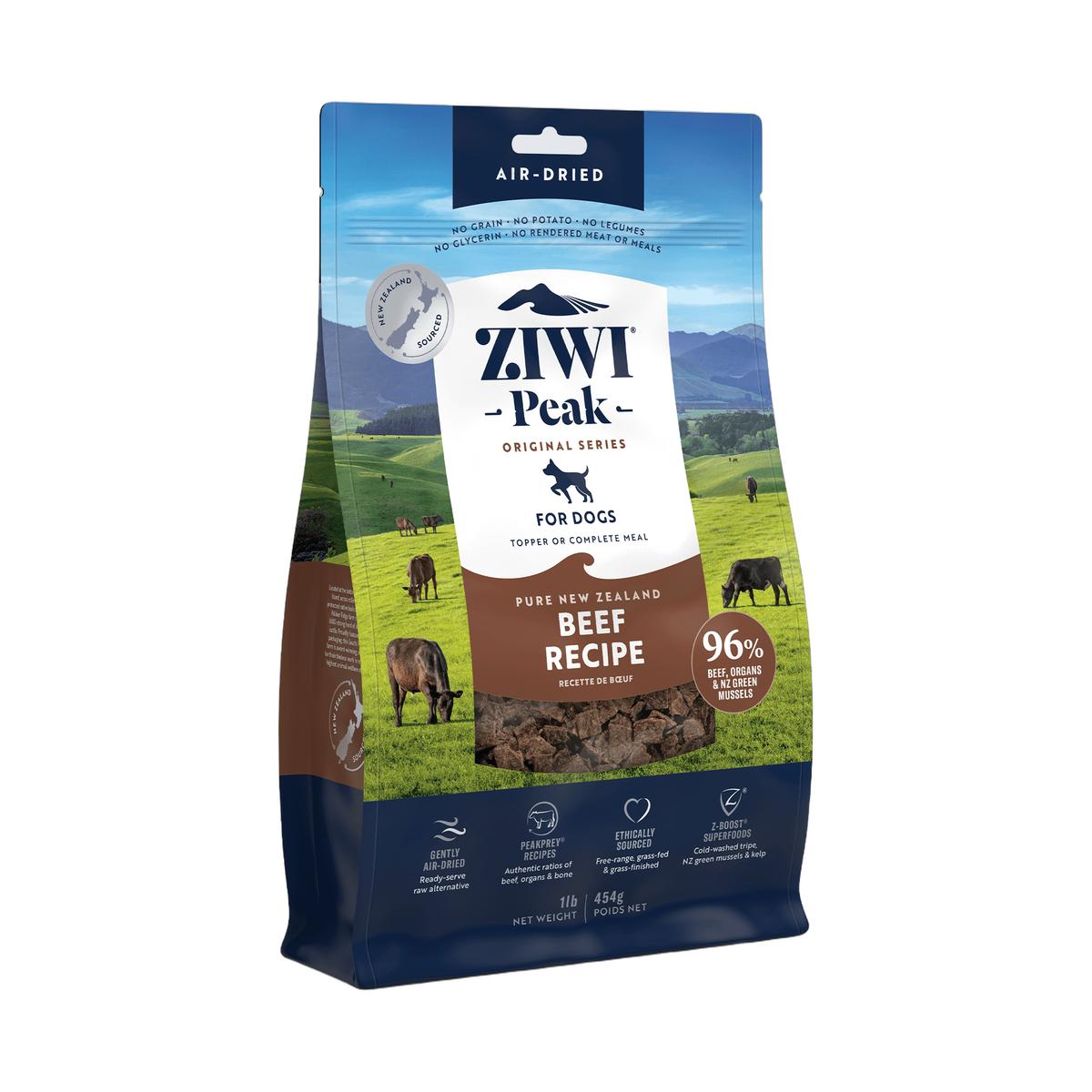 ZIWI Peak Air-Dried Beef Recipe for Dogs (454g)