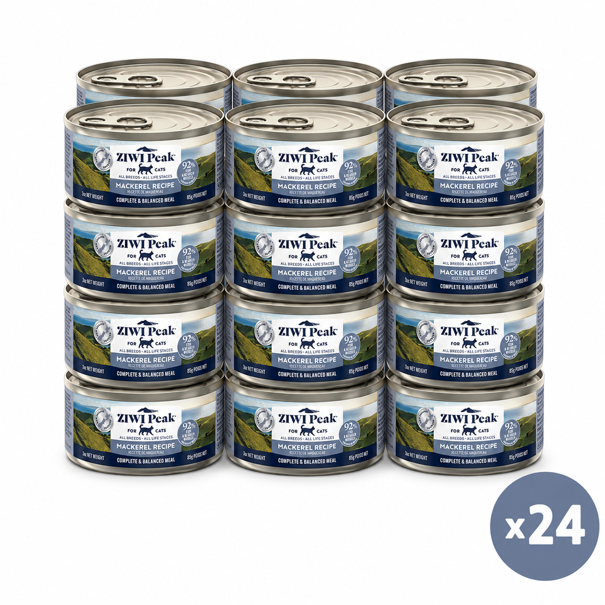ZIWI Peak Canned Wet Mackerel Recipe for Cats (85g)