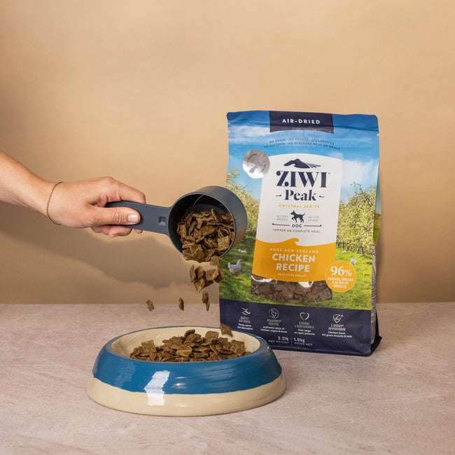 ZIWI air-dried food served at home
